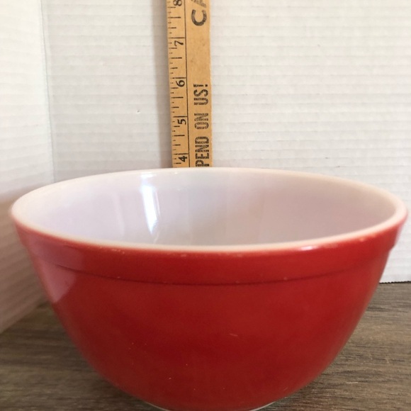 Vtg PYREX 402 Primary Red 1.5 Quart - Picture 8 of 12